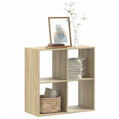 Vidaxl Bookcase Sonoma Oak 68.5X32X68.5 Cm Engineered Wood from B&Q