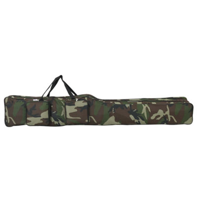Walplus Fishing Rod Bag Green Camouflage 150 Cm Oxford Fabric from B&Q