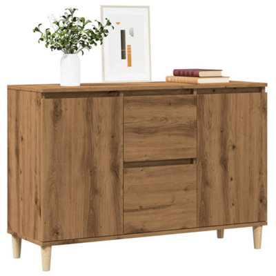 Walplus Sideboard Artisan Oak 102X35X70 Cm Engineered Wood from B&Q