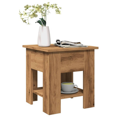 Walplus Coffee Table Artisan Oak 40X40X42 Cm Engineered Wood