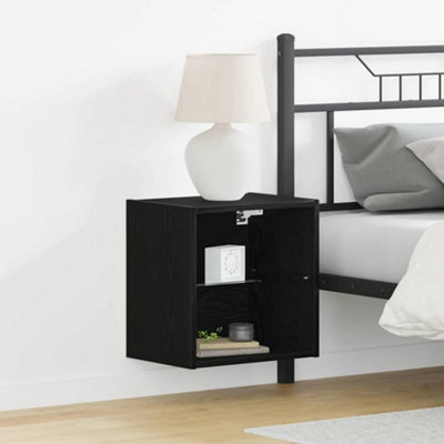 Walplus Floating Shelf Black 40 X 28.5 X 40 Cm Engineered Wood from B&Q