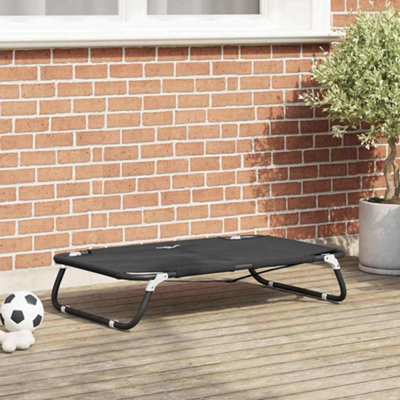 B&Q -  Dog Bed 90 X 55 X 18 Cm Steel Black