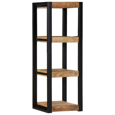 Vidaxl Wall Shelf 35X35X100 Cm Solid Rough Wood Mango from B&Q