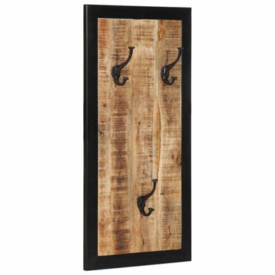 Vidaxl Coat Rack 40X2X80 Cm Solid Rough Wood Mango from B&Q