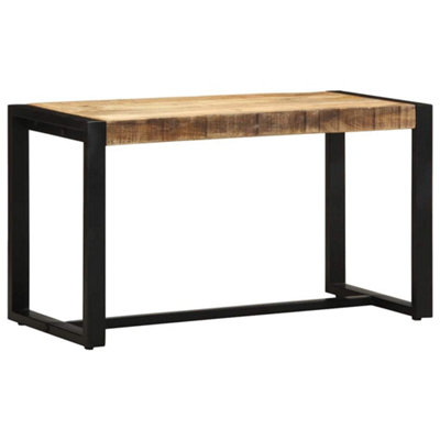 Vidaxl Bench 80X35X45 Cm Solid Rough Wood Mango