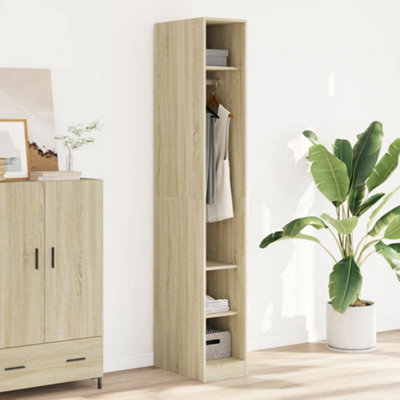 Vidaxl Wardrobe Sonoma Oak 30X50X200 Cm Engineered Wood from B&Q