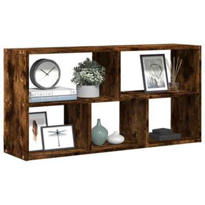 B&Q -  Wall Shelf Smoked Oak 100X25X50 Cm Engineered Wood