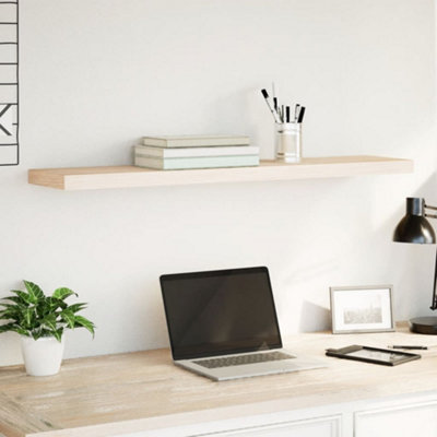 Vidaxl Floating Shelf 110X23.5X4 Cm Engineered Wood from B&Q