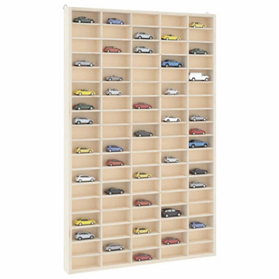 B&Q -  Wall Display Cabinet With 90 Compartments 50.5X4.5X79 Cm