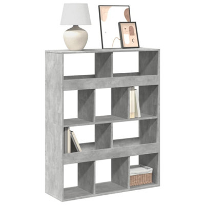 Vidaxl Bookcase Concrete Grey 100X33x125.5 Cm Engineered Wood - Image 3