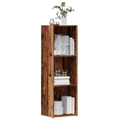 B&Q -  Book Cabinet Old Wood 36X30X114 Cm Engineered Wood
