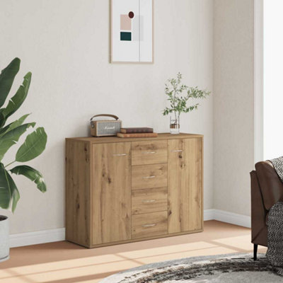 Vidaxl Sideboard Artisan Oak 88X30X64 Cm Engineered Wood from B&Q