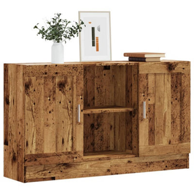 Vidaxl Sideboard Old Wood 120X30.5X70 Cm Engineered Wood from B&Q