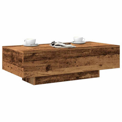 Vidaxl Coffee Table Old Wood 100X49.5X31 Cm Engineered Wood from B&Q
