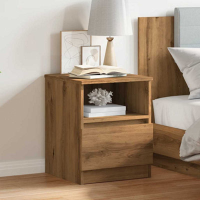 Vidaxl Bedside Cabinet Artisan Oak 40X40X50 Cm Engineered Wood from B&Q