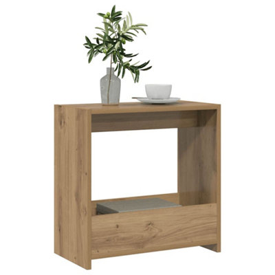 Vidaxl Side Table Artisan Oak 50X26X50 Cm Engineered Wood from B&Q