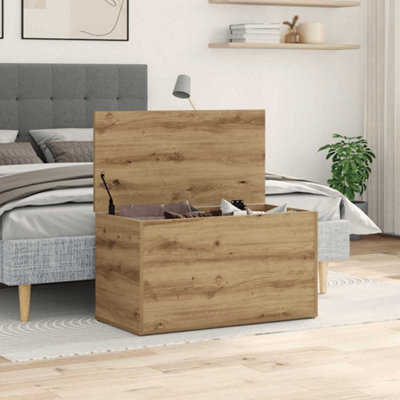 B&Q -  Storage Chest Artisan Oak 84X42X46 Cm Engineered Wood