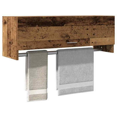 Vidaxl Wardrobe Old Wood 100X32.5X35 Cm Engineered Wood from B&Q