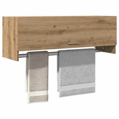 Vidaxl Wardrobe Artisan Oak 100X32.5X35 Cm Engineered Wood from B&Q