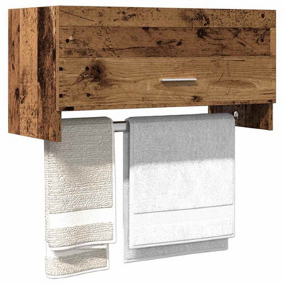 Vidaxl Wardrobe Old Wood 70X32.5X35 Cm Engineered Wood from B&Q
