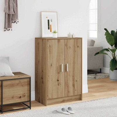 B&Q -  Shoe Cabinet Artisan Oak 60X35X92 Cm Engineered Wood