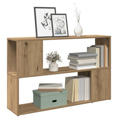 vidaXL - Book Cabinet - Engineered Wood - Brown - 100x24x63 cm - Image 3
