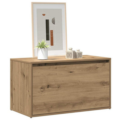 B&Q -  Hall Bench 80X40X45 Cm Artisan Oak Engineered Wood