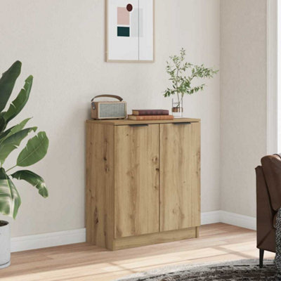 B&Q -  Sideboard Artisian Oak 60X30X70 Cm Engineered Wood