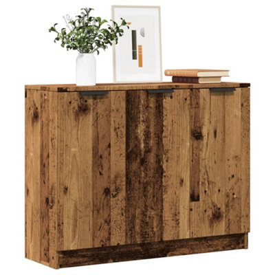 Vidaxl Sideboard Old Wood 90.5X30X70 Cm Engineered Wood from B&Q
