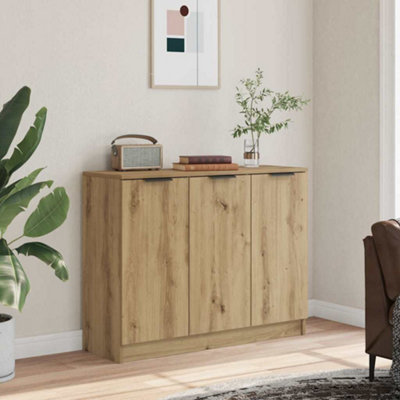 VIDAXL Sideboard Artisan Oak Engineered Wood Brown - Image 4