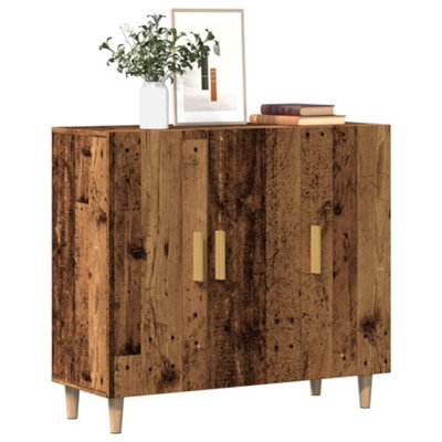 Vidaxl Sideboard Old Wood 90X34X80 Cm Engineered Wood from B&Q