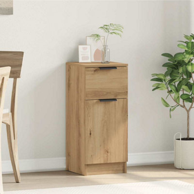 Vidaxl Sideboard Artisan Oak 30X30x70 Cm Engineered Wood Cabinet Cupboard - Image 3