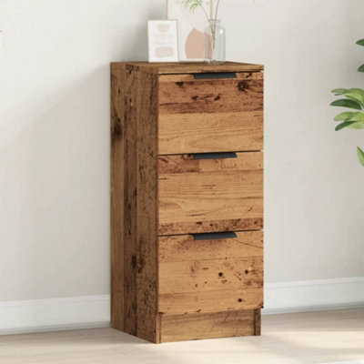 Vidaxl Sideboard Old Wood 30X30X70 Cm Engineered Wood from B&Q