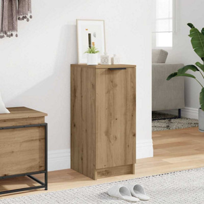 B&Q -  Shoe Cabinet Artisan Oak 29.5X35X70 Cm Engineered Wood
