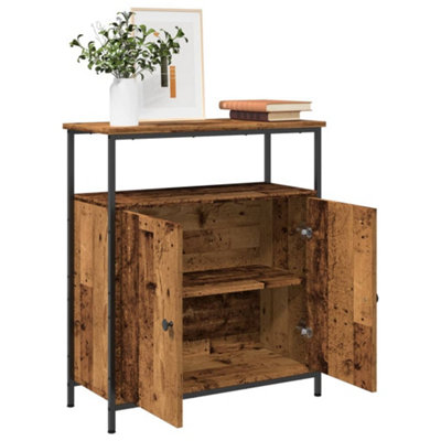 B&Q -  Sideboard Old Wood 70X30X80 Cm Engineered Wood