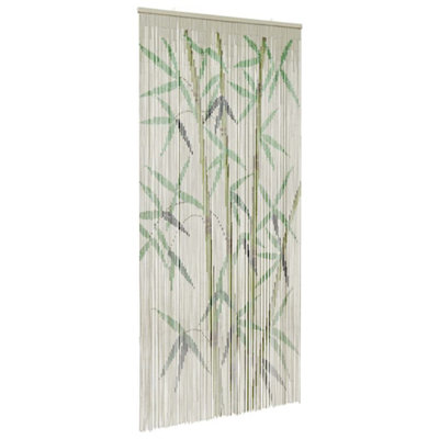 Vidaxl Insect Door Curtain Bamboo Print 100X220 Cm Bamboo from B&Q