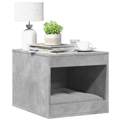 Vidaxl Cat Litter Box Enclosure Concrete Grey 47X59X42 Cm Engineered Wood from B&Q