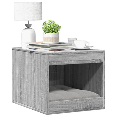 VIDAXL Cat Litter Box Enclosure - Extra Small - Grey - Engineered Wood - Image 3
