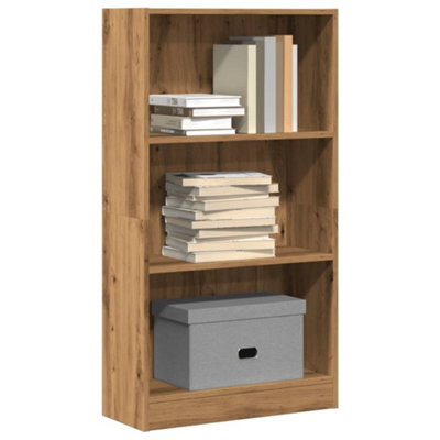 Vidaxl Bookcase Artisian Oak 60X24x109 Cm Engineered Wood