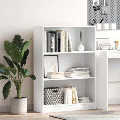 B&Q -  Bookcase White 80X24X109 Cm Engineered Wood