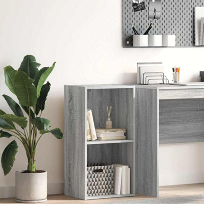 vidaXL - Bookcase - Grey - 40 x 30 x 77 cm - Image 4