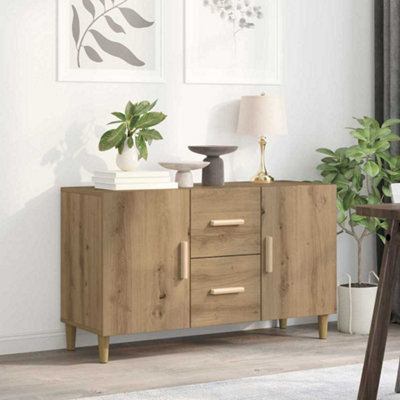 VIDAXL Sideboard Artisan Oak Engineered Wood - Brown - Image 3