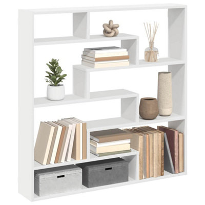 Vidaxl Wall Cube Shelf 7 Compartments White Engineered Wood from B&Q