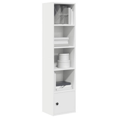 vidaXL - Bookcase - 127 x 31 x 24 cm - White - Image 3