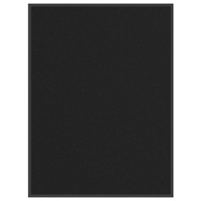 Vidaxl Doormat Black 80X120 Cm from B&Q