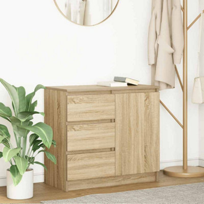 VIDAXL Sideboard - Engineered Wood - Brown - 71x35x65 cm - Image 3
