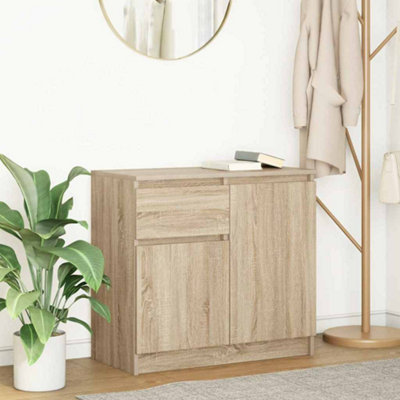 Vidaxl Sideboard With Drawer Sonoma Oak 71X35X65 Cm Engineered Wood from B&Q