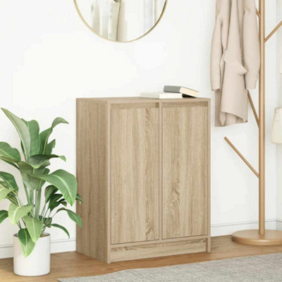 B&Q -  Sideboard Sonoma Oak 57X34X76 Cm Engineered Wood