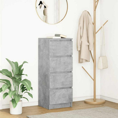 VIDAXL Sideboard Engineered Wood Grey 37.5x35x99 cm - Image 3