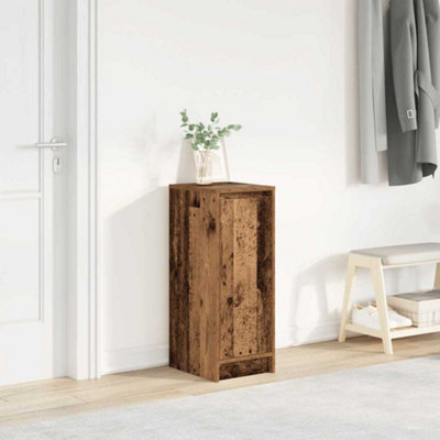 B&Q -  Shoe Cabinet Old Wood 29.5X34X76 Cm Engineered Wood